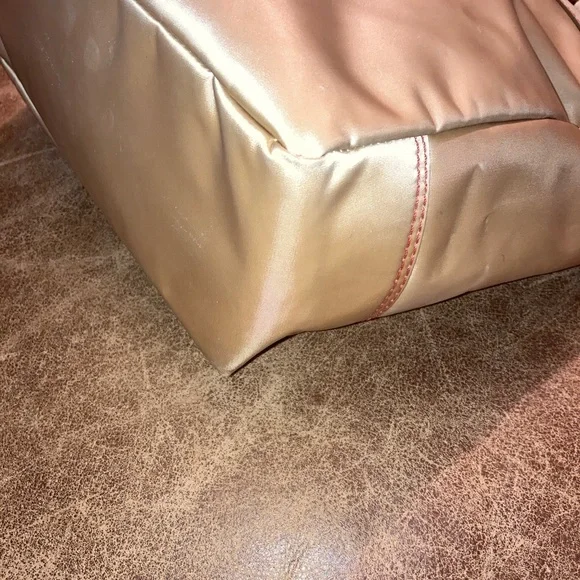 Coach vintage 2005 Hamptons leatherware nylon champagne Tote and Wristlet Set - Picture 7 of 16